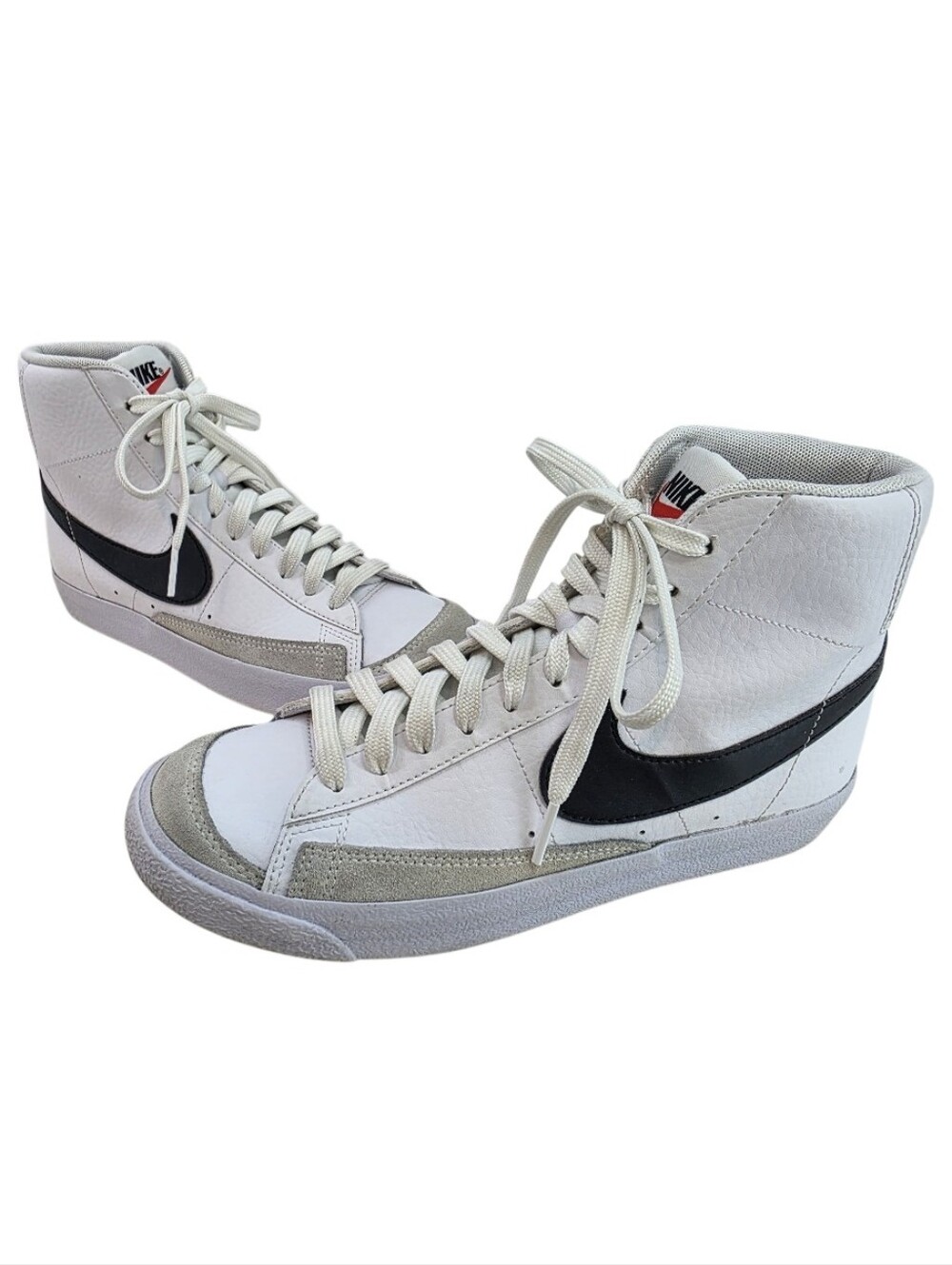 Nike Blazer Mid '77 White Black High-Top Sneakers Women's Size 8.5 Youth 7
